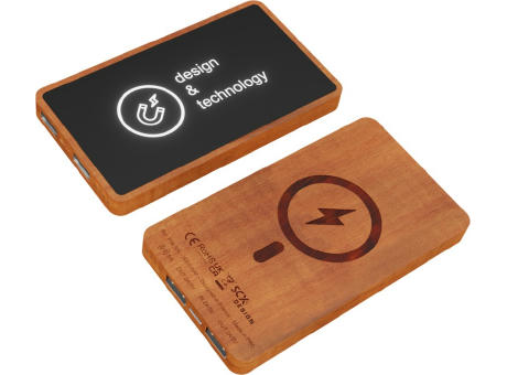 Product image SCX.design P39 5000 mAh 5W magnetische kabellose Powerbank bedrucken