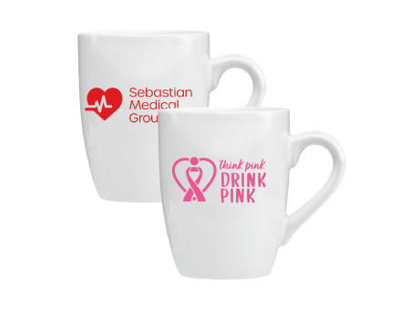 Product image Bistro - 415 ml Keramiktasse - Weiß Werbeartikel