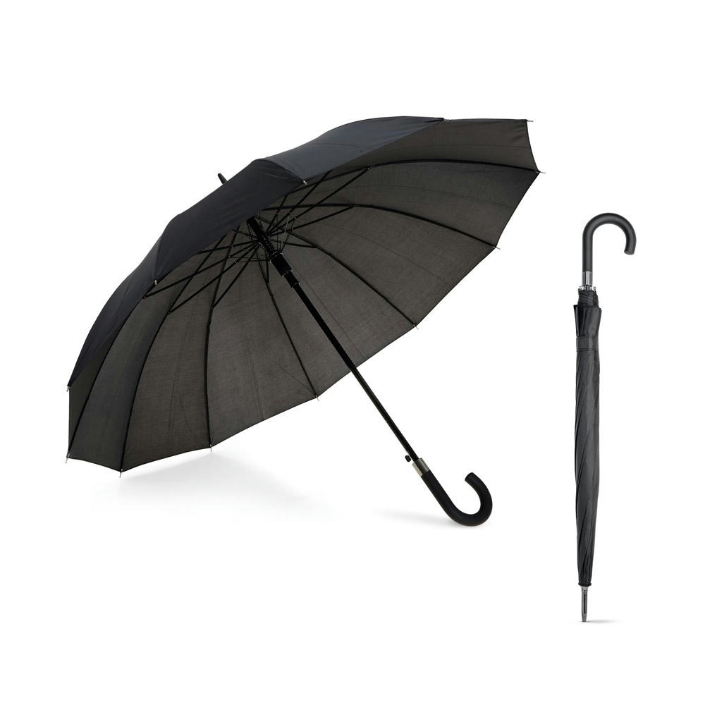 Product image GUIL. Regenschirm mit 12 Stangen aus 190T-Polyester mit automatischer Öffnung Werbeartikel