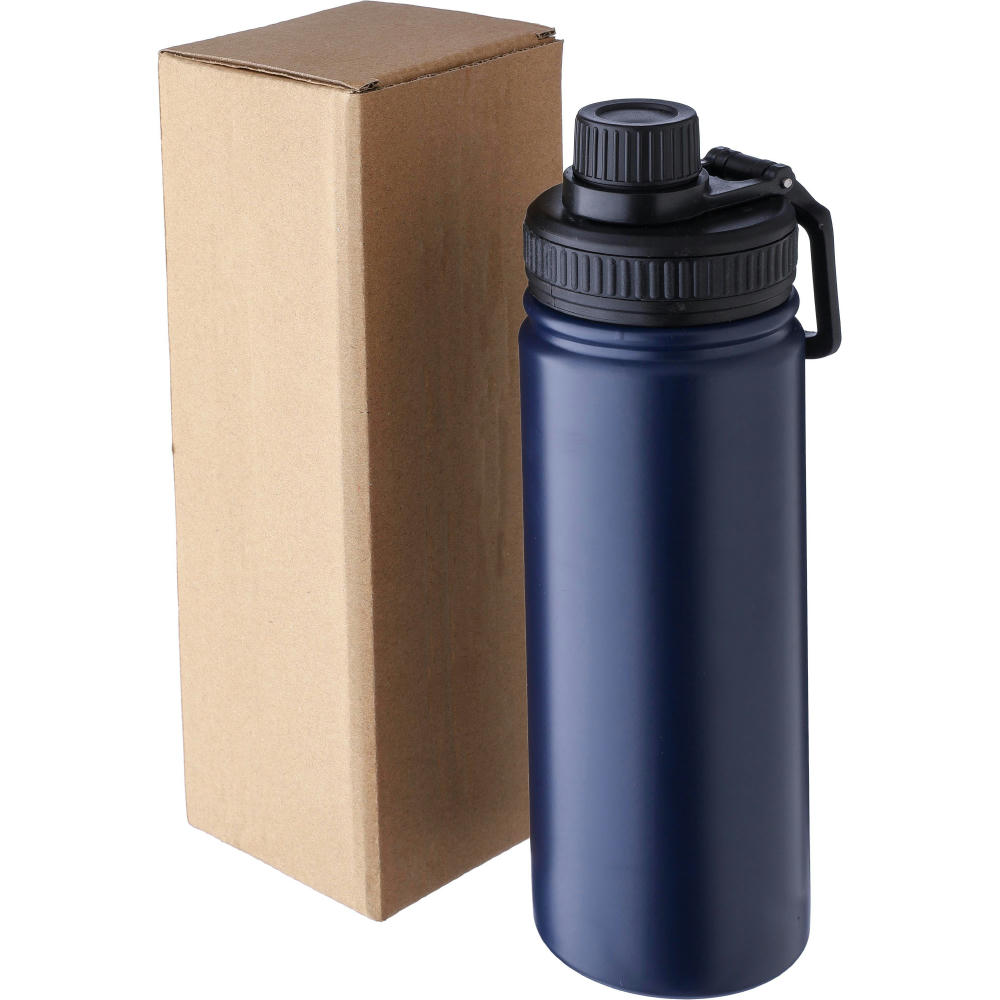 Doppelwandige Edelstahl-Trinkflasche 500 ml Tschad Werbeartikel