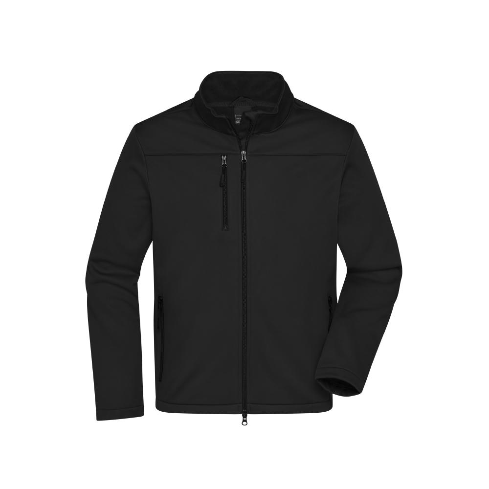 Men's Softshell Jacket - Klassische Softshelljacke im sportlichen Design aus recyceltem Polyester Werbeartikel