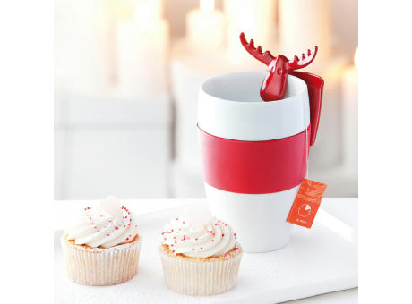 KOZIOL RUDOLF Tassenutensilo + XMAS Einleger Werbeartikel