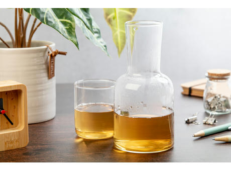 Getränkeset: Karaffe und Glas Palmer Werbeartikel