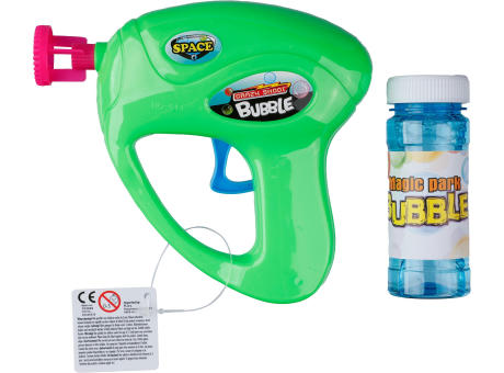 Product image Seifenblasenpistole aus Kunststoff Hallie Werbeartikel