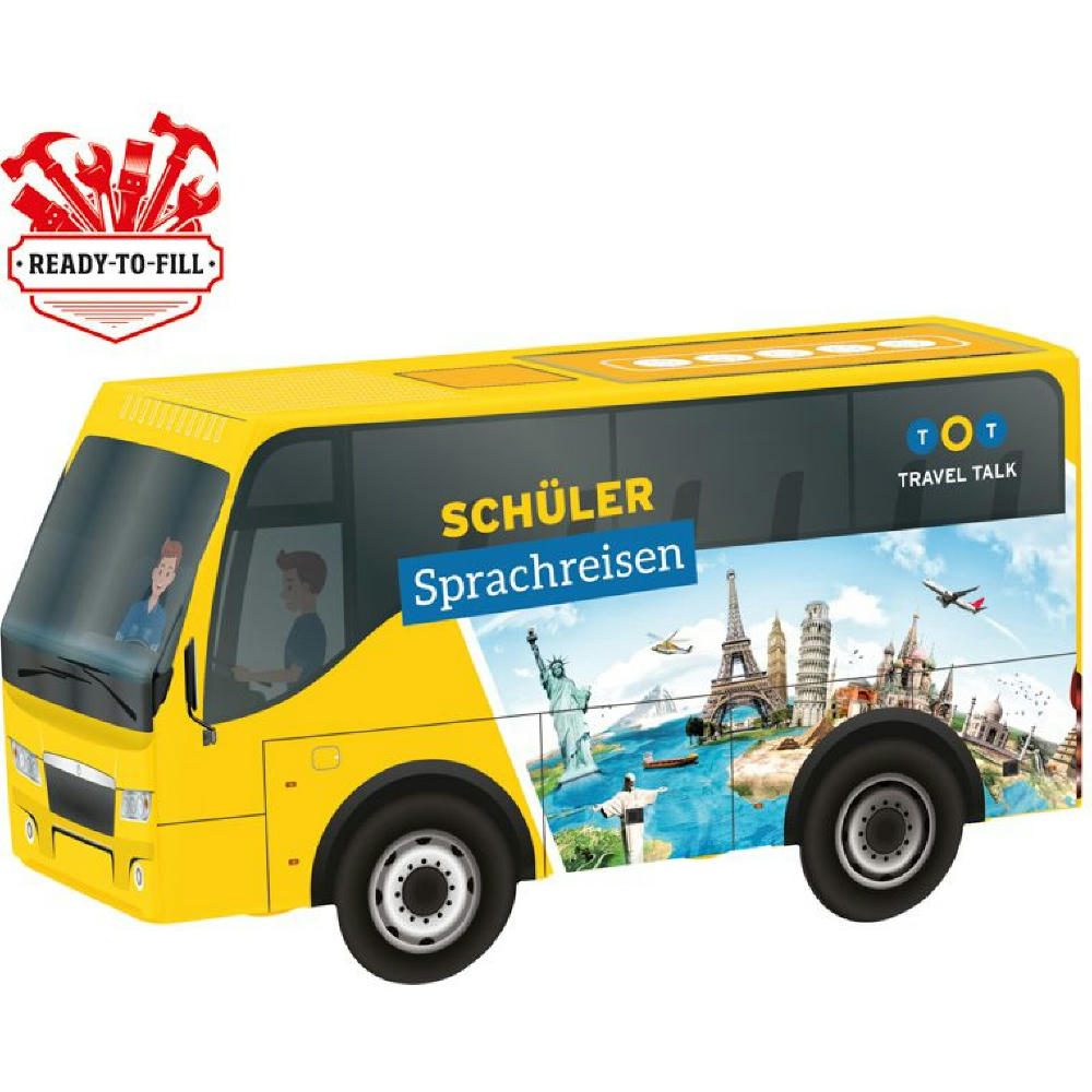Product image 3D Präsent Bus Individuelle Befüllung Werbeartikel