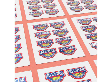 Doming Stickers on A5 sheet bedrucken
