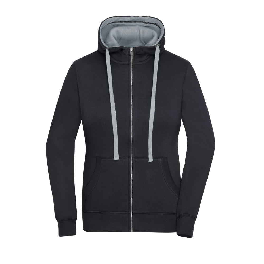 Ladies' Lifestyle Zip-Hoody - Sweatjacke mit Reißverschluss und Kapuze Werbeartikel
