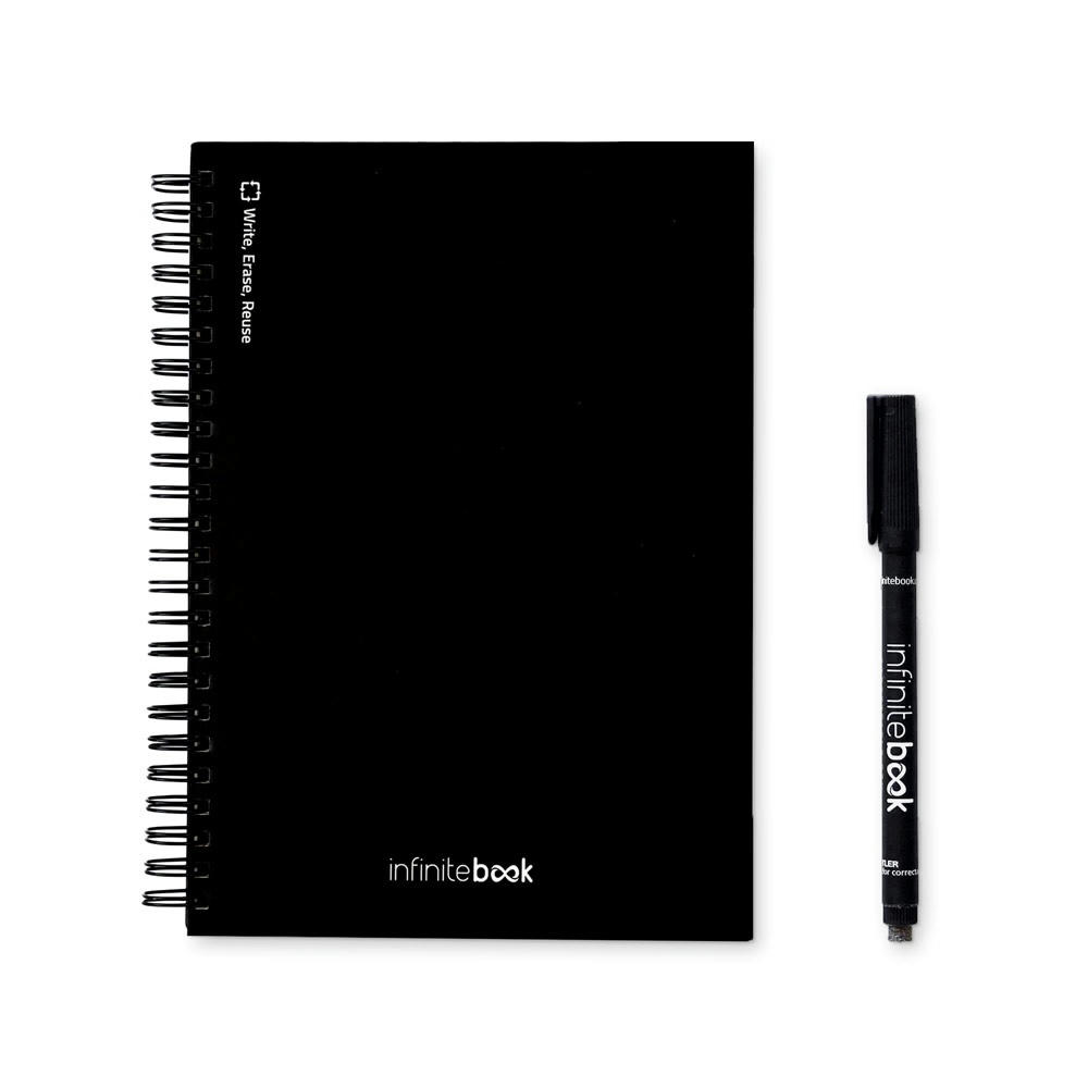 Product image STARTER KIT INFINITEBOOK A5. Kit bestehend aus einem "Infinitebook", Reinigungsset, Marker und Markerhalter Werbeartikel
