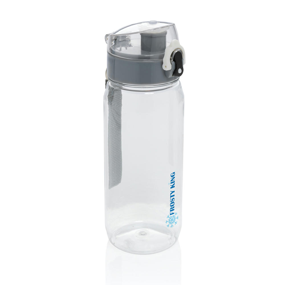 Yide RCS  rPET verschließbare Wasserflasche 600ml Werbeartikel