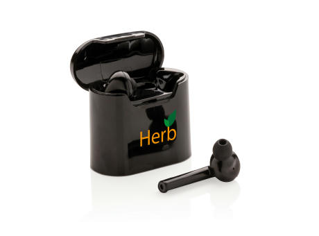 Liberty kabellose Kopfhörer in Ladebox Werbeartikel