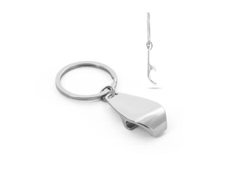 HELLI. Schlüsselanhänger aus Metall mit einem Flaschenöffner bedrucken