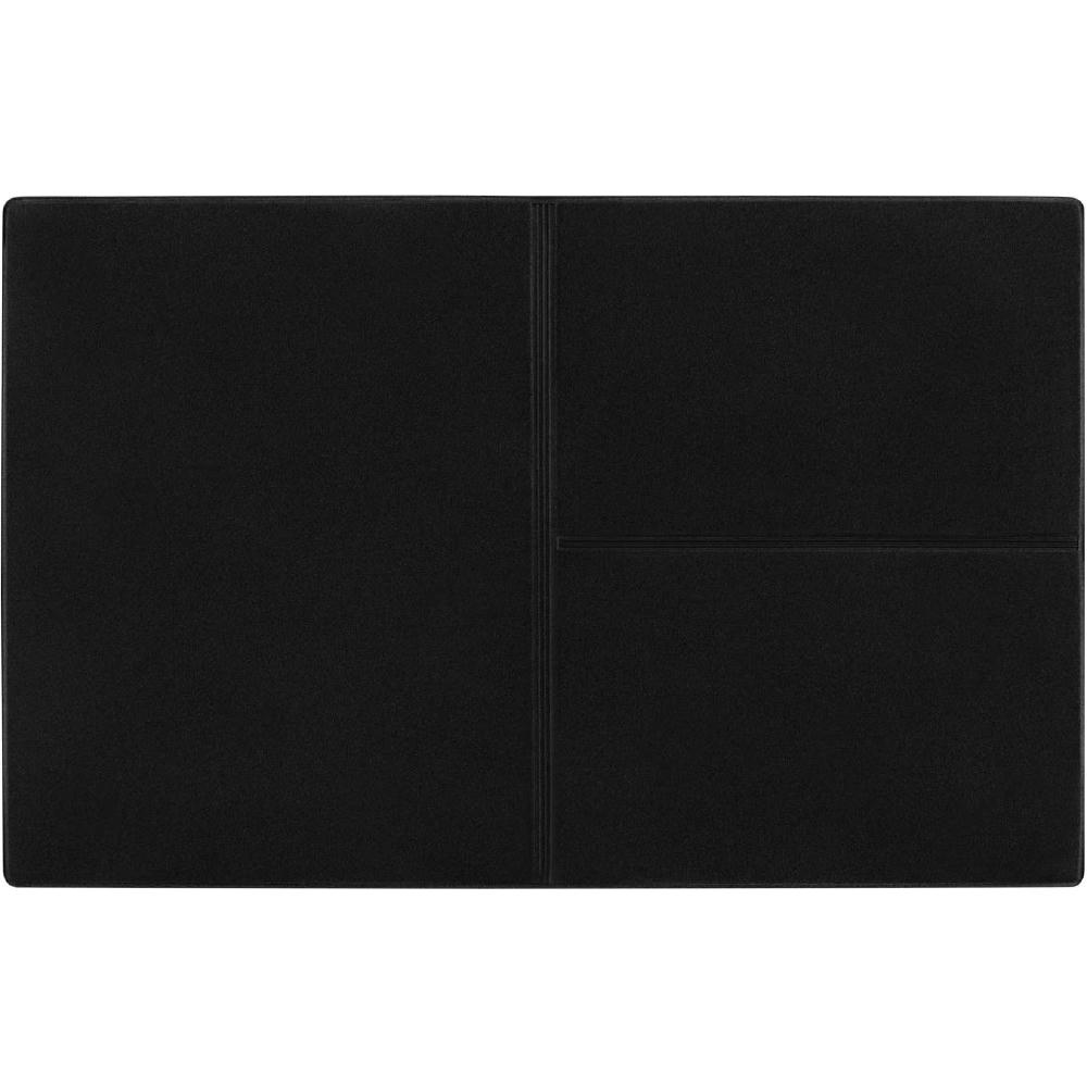 Product image CreativDesign® Ausweistasche "Euro" Veloursfolie schwarz mit Einschub Werbeartikel