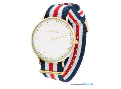 dunkelblau/weiss/rot