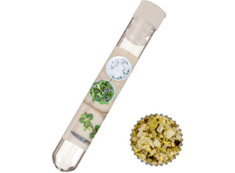 Product image Gewürzmischung Kräutersalz, ca. 9g, Reagenzglas Werbeartikel