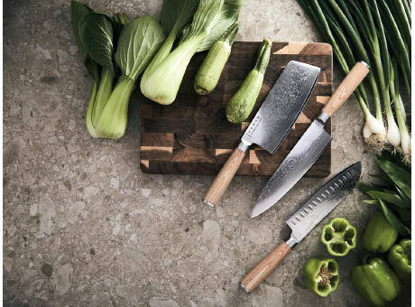 VINGA Hattasan Damascus Kochmesser Edition Werbeartikel