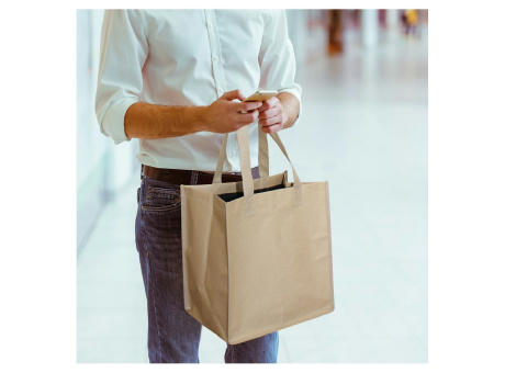 HELSINKI - Tragetasche aus reißfestem Papier/NW bedrucken