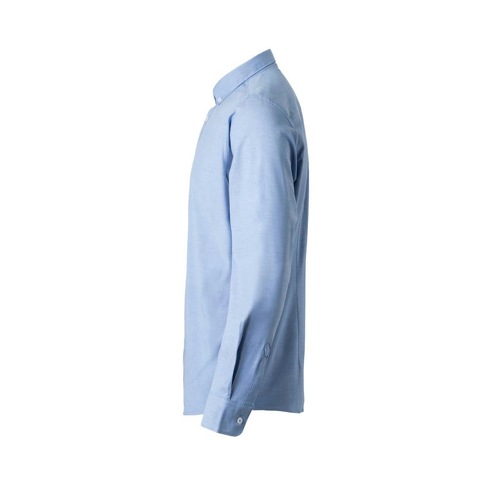 VL PRITHVI MAN. Hemd Oxford (180 g/m²) für Herren, aus Baumwolle (50 %), Polyester (45 %) und Elasthan (5 %) Werbeartikel