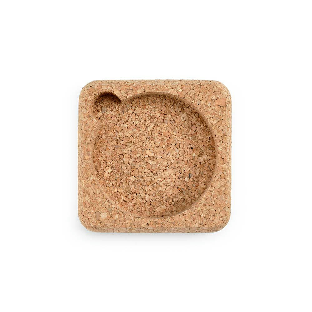 Klein cork coasters. Set of 6 with organizer. Made in Portugal Werbeartikel