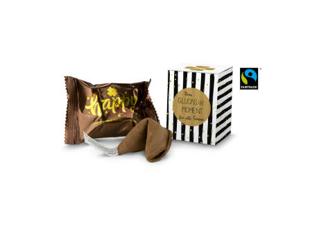 Product image Geschenkartikel / Präsentartikel: Glücksmoment - Glückskeks Schokolade Werbeartikel