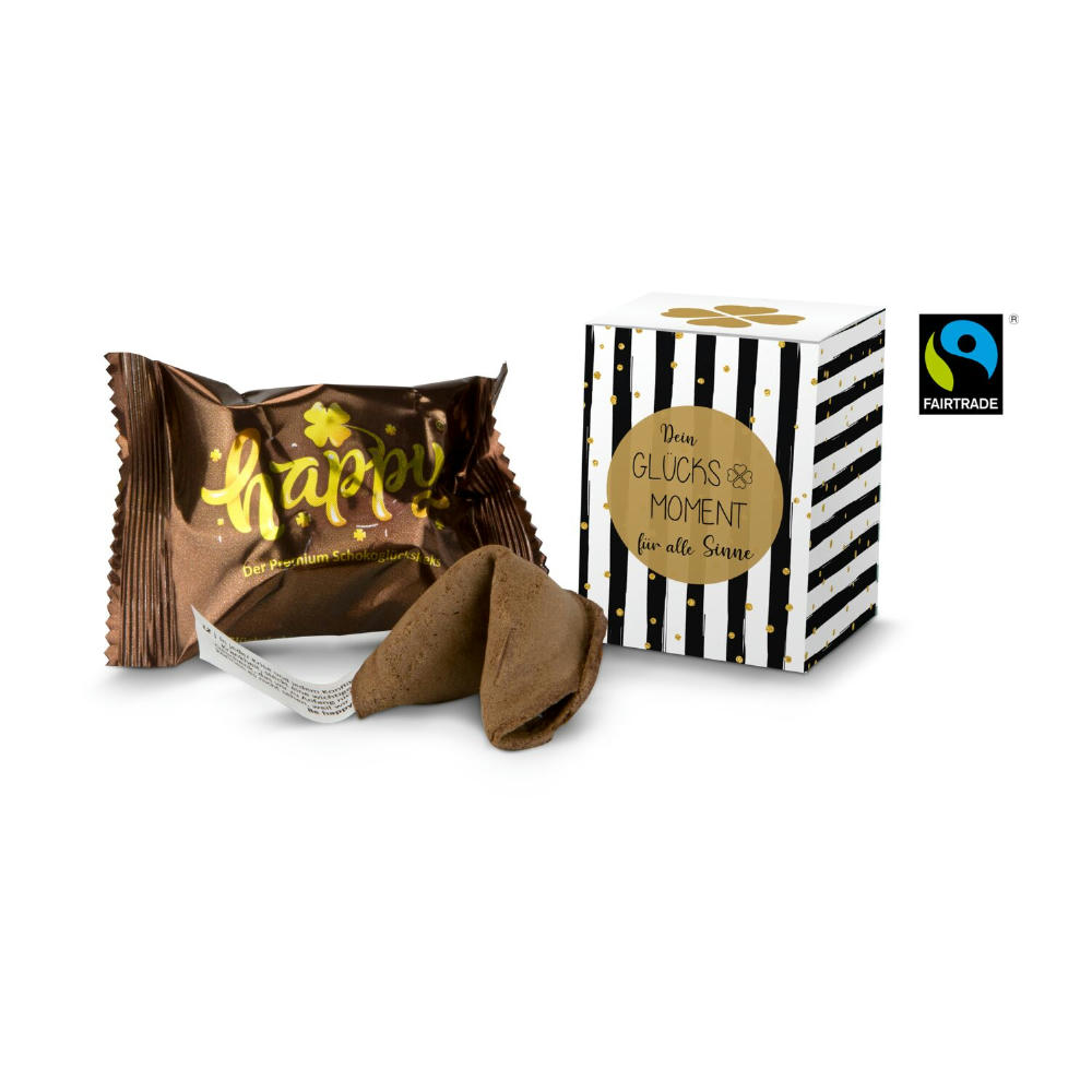 Product image Geschenkartikel / Präsentartikel: Glücksmoment - Glückskeks Schokolade Werbeartikel