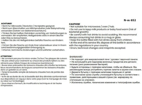 TRIO Edelstahl- Vakuumflasche 500 ml Werbeartikel