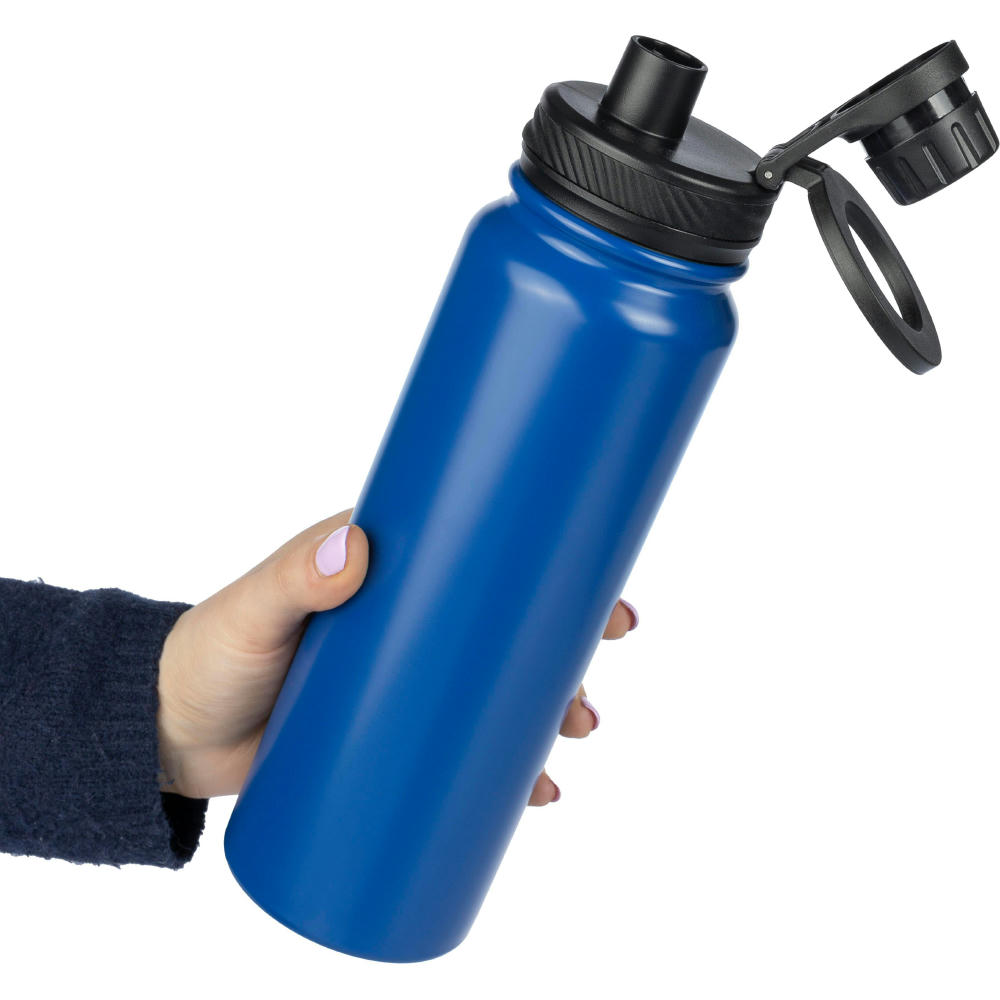 Doppelwandige Flasche aus Edelstahl (800 ml) Zinnia Werbeartikel