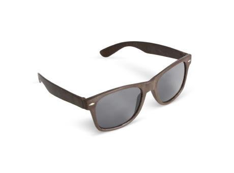 Sonnenbrille Justin Kaffee-Faser UV400 bedrucken