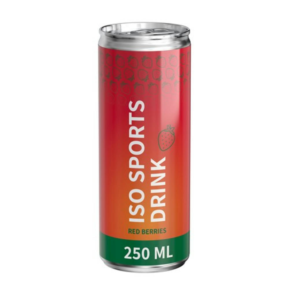 Product image 250 ml Iso Drink Redberries - Body Label Werbeartikel