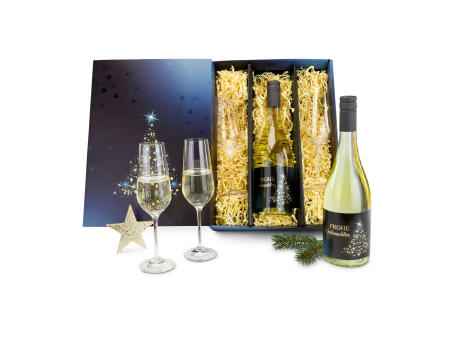 Geschenkset / Präsenteset: Weihnachts-Secco Werbeartikel