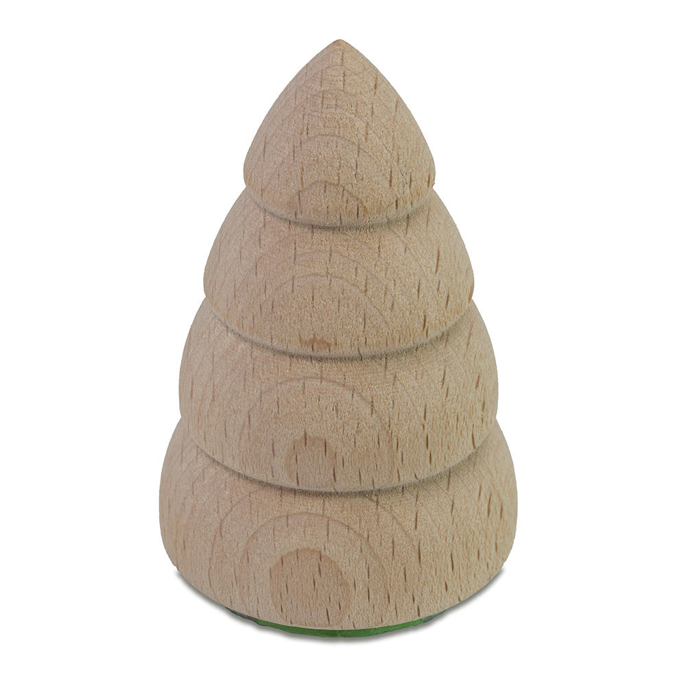 Holz & Herz Festtagsstempel - Druck individuell 4/4-c Werbeartikel