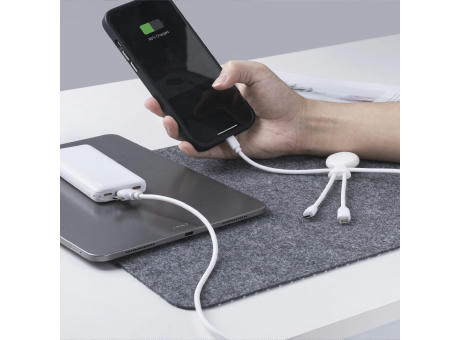 3199 | Xoopar Mr. Bio Powerbank and Cable pack 7000mAh bedrucken