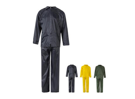 Product image VL SEDNA. Regenanzug (225g/m²), zweiteilig aus Polyester (100%) mit PVC-Beschichtung Werbeartikel