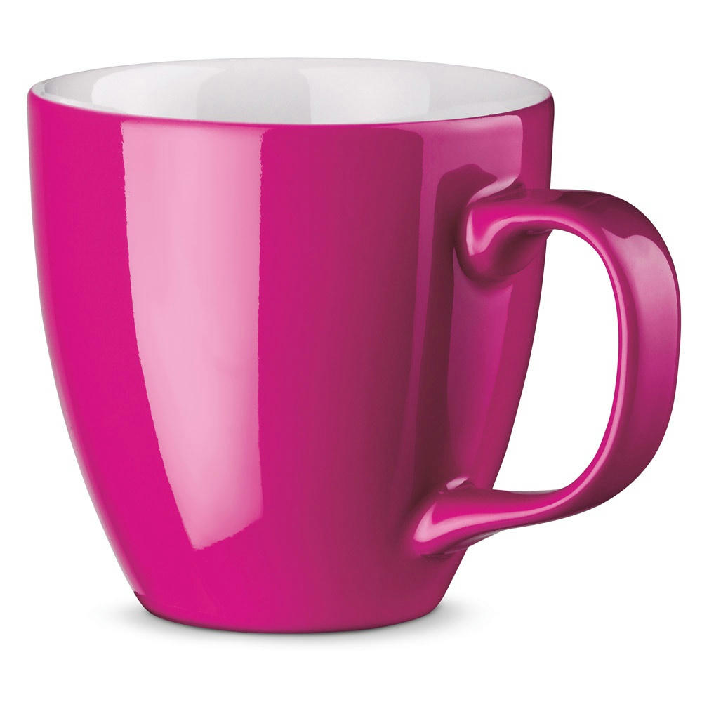 PANTHONY. Becher aus hydroglasiertem Porzellan, 450 ml Werbeartikel