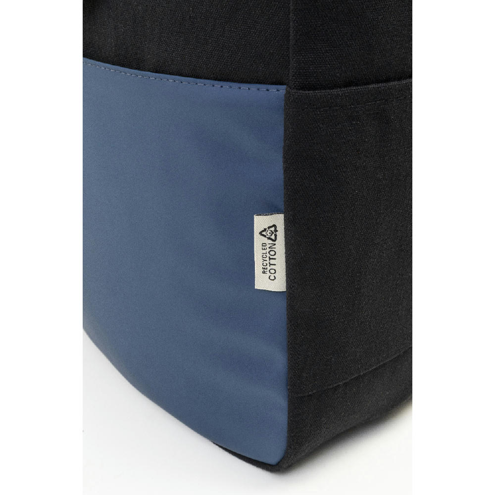 Rucksack aus recyceltem Canvas Blakkan Back Werbeartikel
