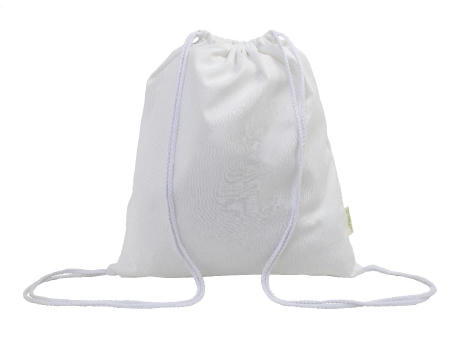 Product image Kordelzugbeutel aus recycelter Baumwolle Dropex Werbeartikel