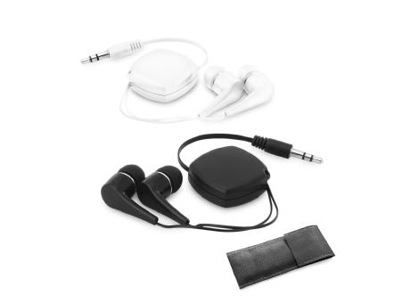 PINEL. In-Ear Kopfhörer mit ausziehbarem 0.75 Meter Kabel aus ABS Werbeartikel