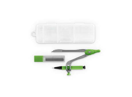 GEOM. Geometrie-Schulset in einem PP-Etui Werbeartikel