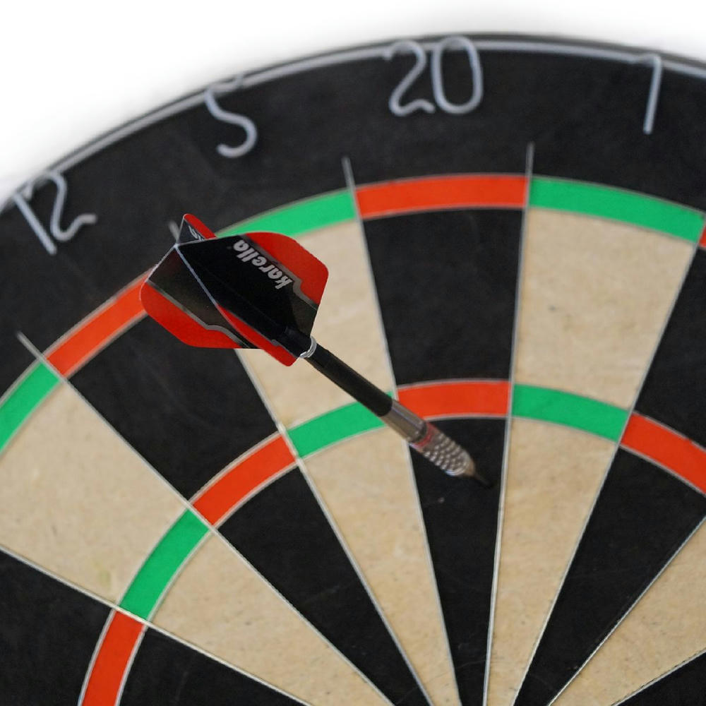 Dart Labor Dartboard BullOut Tournament mit 2 Sets Darts | inkl. 4c Druck Werbeartikel