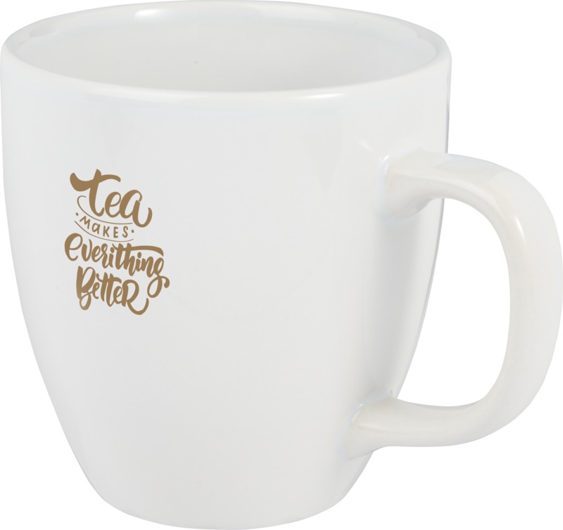 Moni 430 ml Keramiktasse bedruckbar – hochwertige Werbetasse mit Logo für Promotion und Marketing