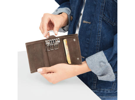 Echtleder-Schlüsseletui WILD STYLE bedrucken