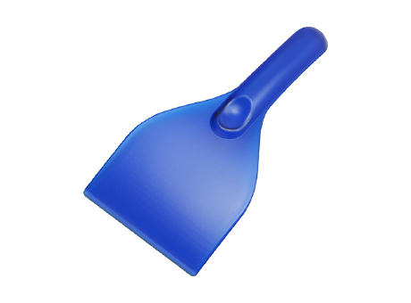 Grundfarbe gefrostet blau