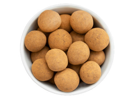 Product image Weihnachts Edition - Haselnusskerne in Vollmilch-Zimt Schokolade in der Faltschachtel Werbeartikel