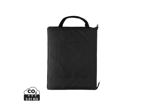 Impact Aware™ RPET faltbare, gesteppte Picknickdecke Werbeartikel