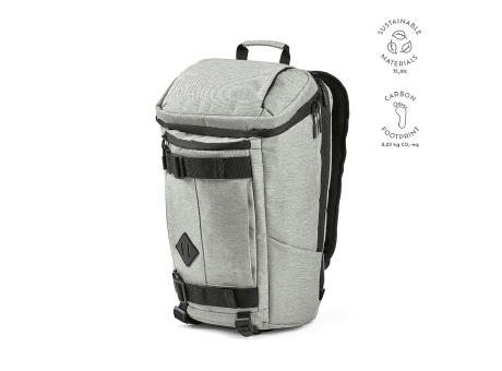 Paso 20L Rucksack aus rPET. Untere Schlaufen. Laptops bis 17" bedrucken
