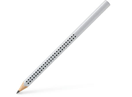 Bleistift Jumbo Grip silber bedrucken