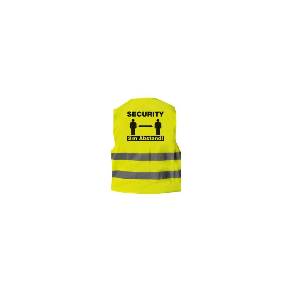 Product image Warnweste Security 2 Meter Abstand Werbeartikel