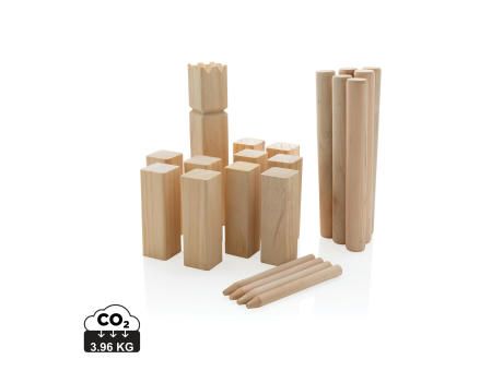 Product image Kubb Outdoor Wurfspiel aus Holz Werbeartikel