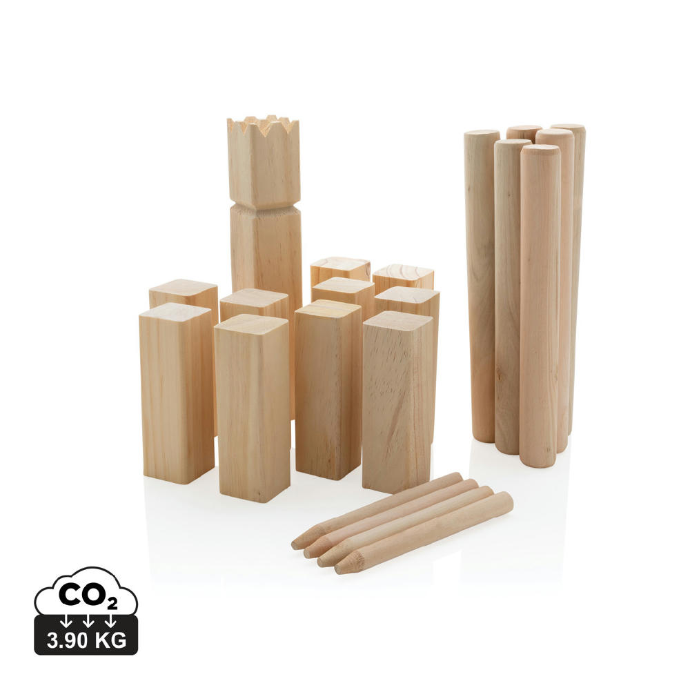 Product image Kubb Outdoor Wurfspiel aus Holz Werbeartikel