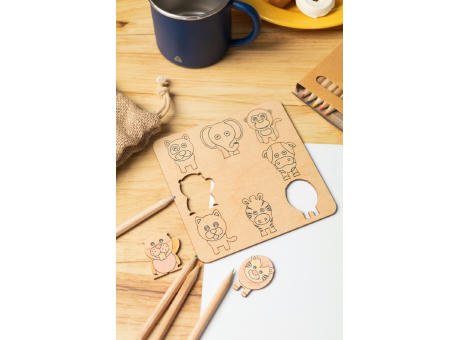 Mal- und Formspiel Matchmor Werbeartikel