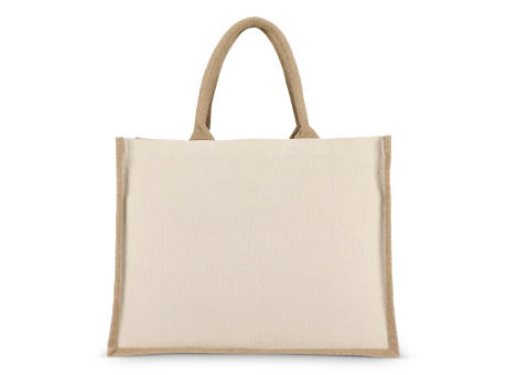 Product image Jute-Baumwolle Tragetasche OEKO-TEX® 42,5 x 19 x 32cm 320g/m² bedrucken